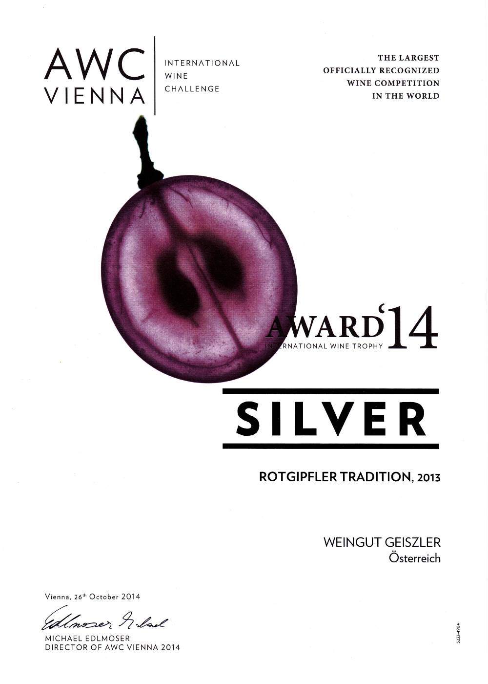 Weinauszeichnung